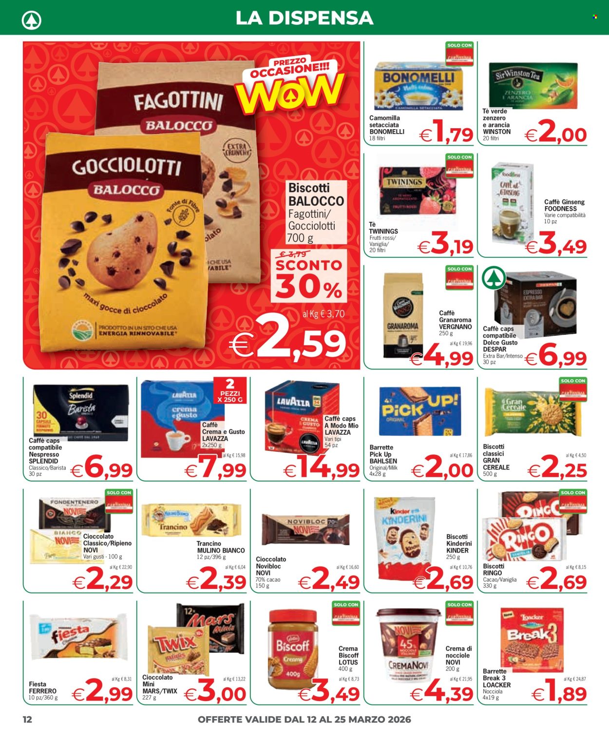 Volantino Eurospar - 12/3/2026 - 25/3/2026. Pagina 12