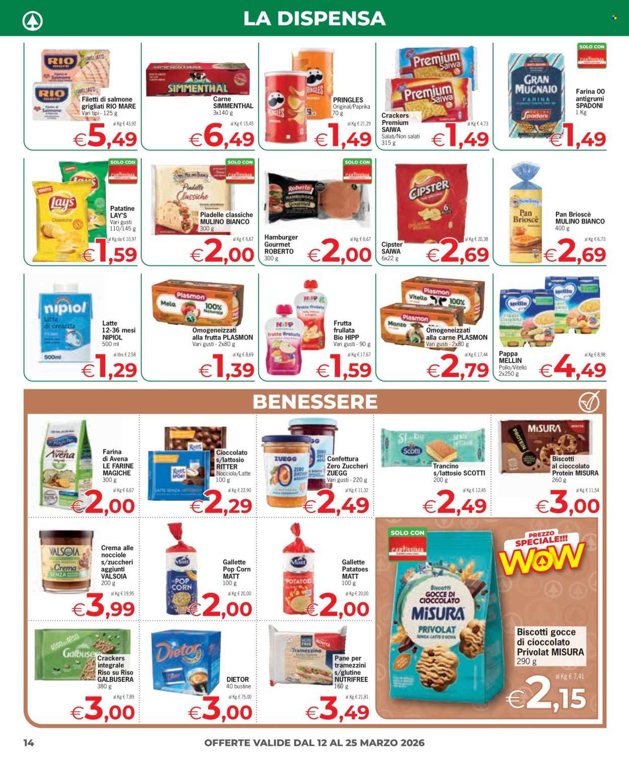 Volantino Eurospar - 12/3/2026 - 25/3/2026. Pagina 14