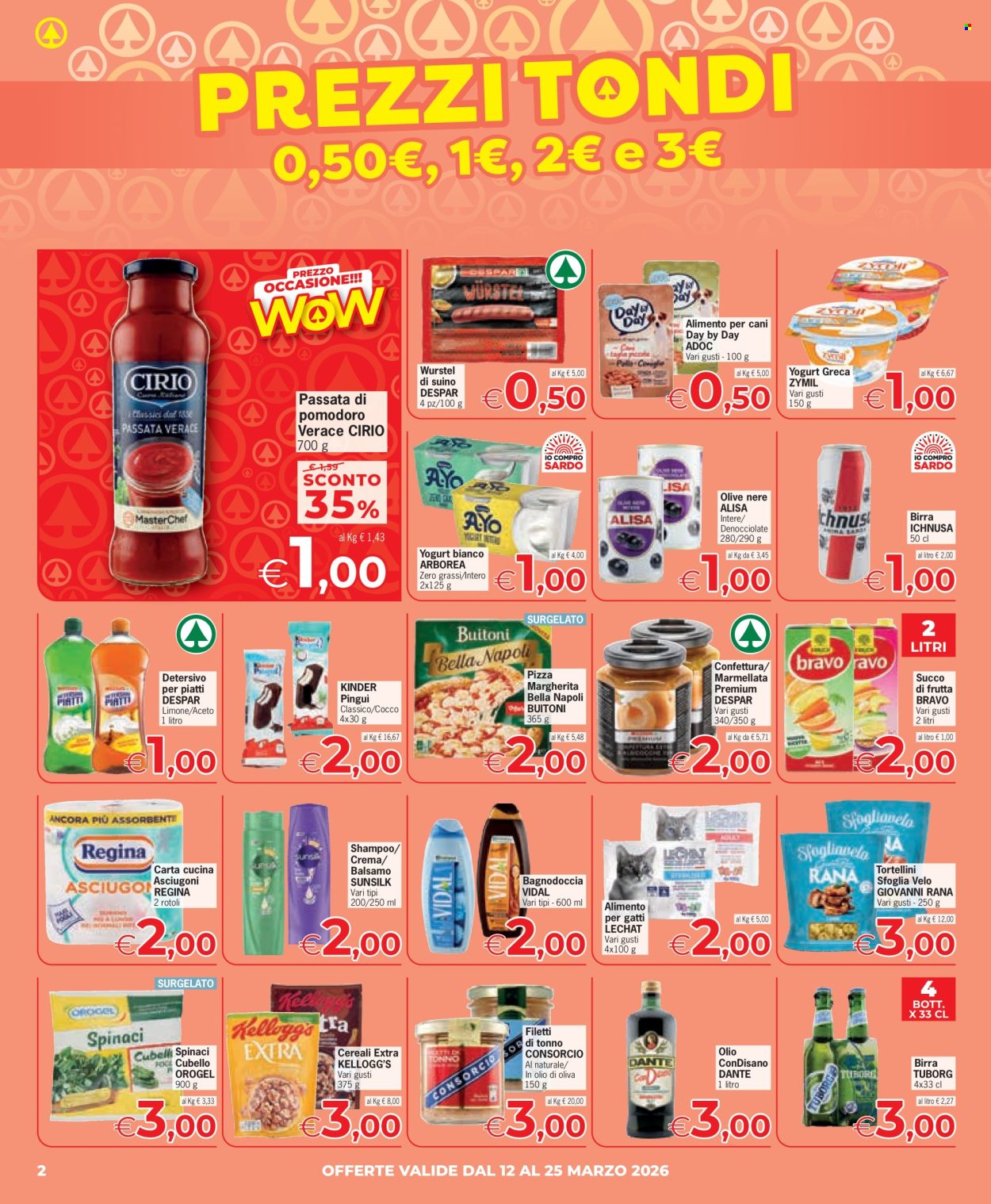 Volantino Eurospar - 12/3/2026 - 25/3/2026. Pagina 2