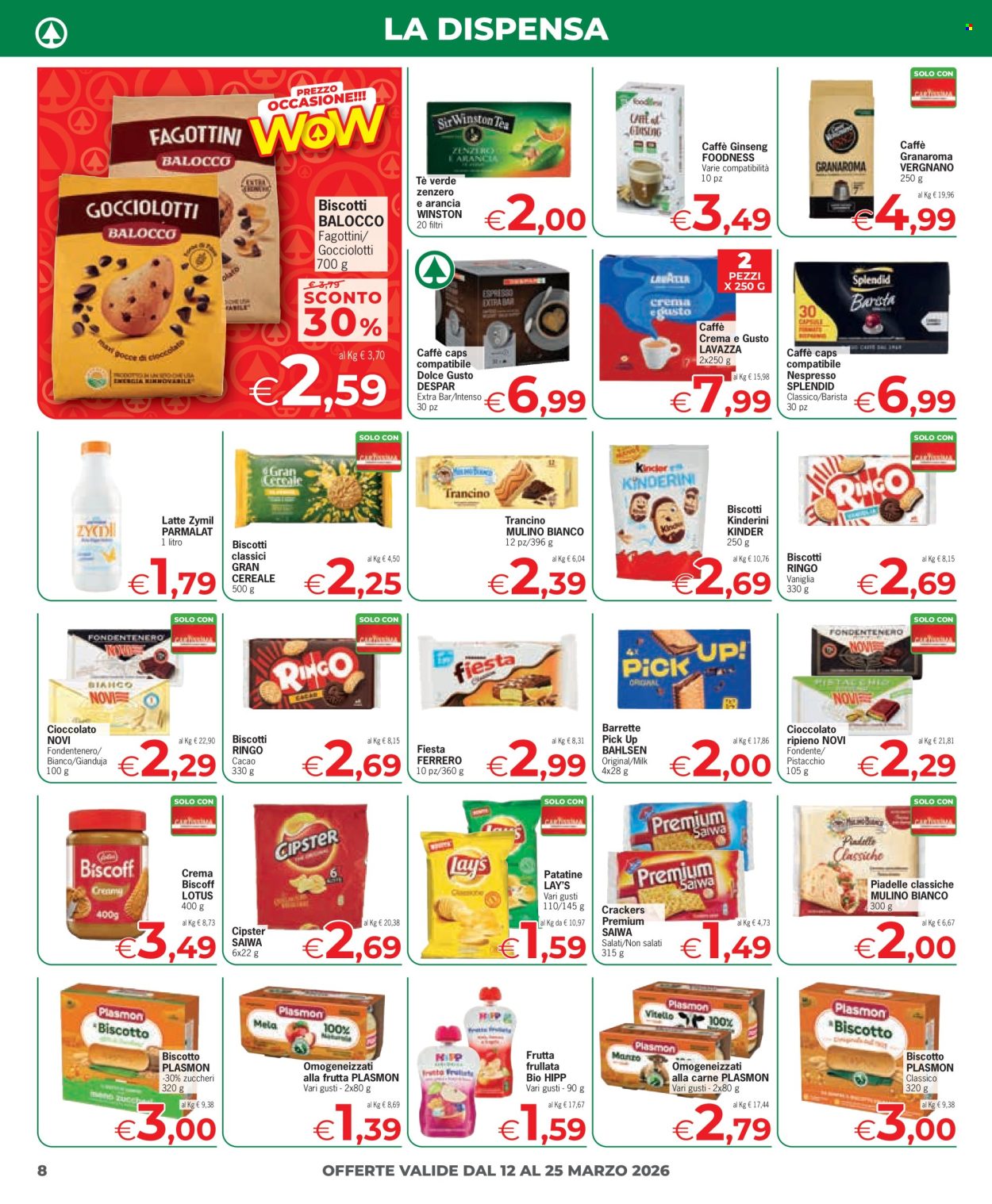 Volantino Eurospar - 12/3/2026 - 25/3/2026. Pagina 8