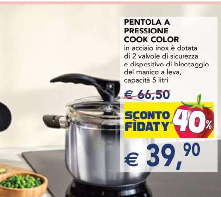 PENTOLA A PRESSIONE COOK COLOR