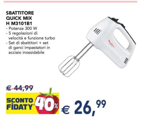 SBATTITORE QUICK MIX H M3101B1