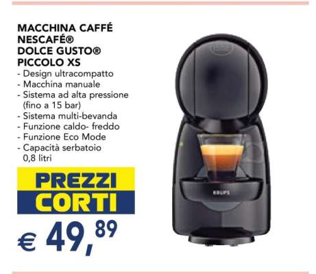 MACCHINA CAFFÈ NESCAFÉ® DOLCE GUSTO® PICCOLO XS