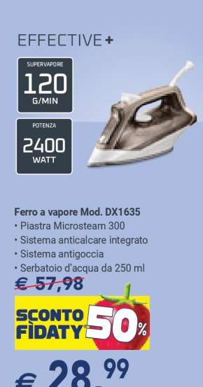 Ferro a vapore Mod. DX1635