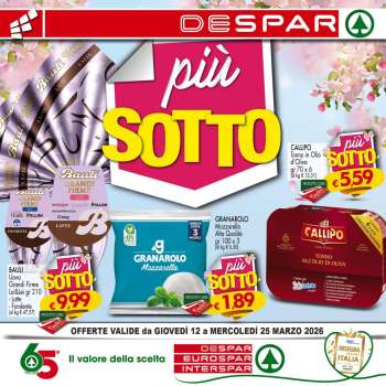 Volantino Eurospar - 12/3/2026 - 25/3/2026.