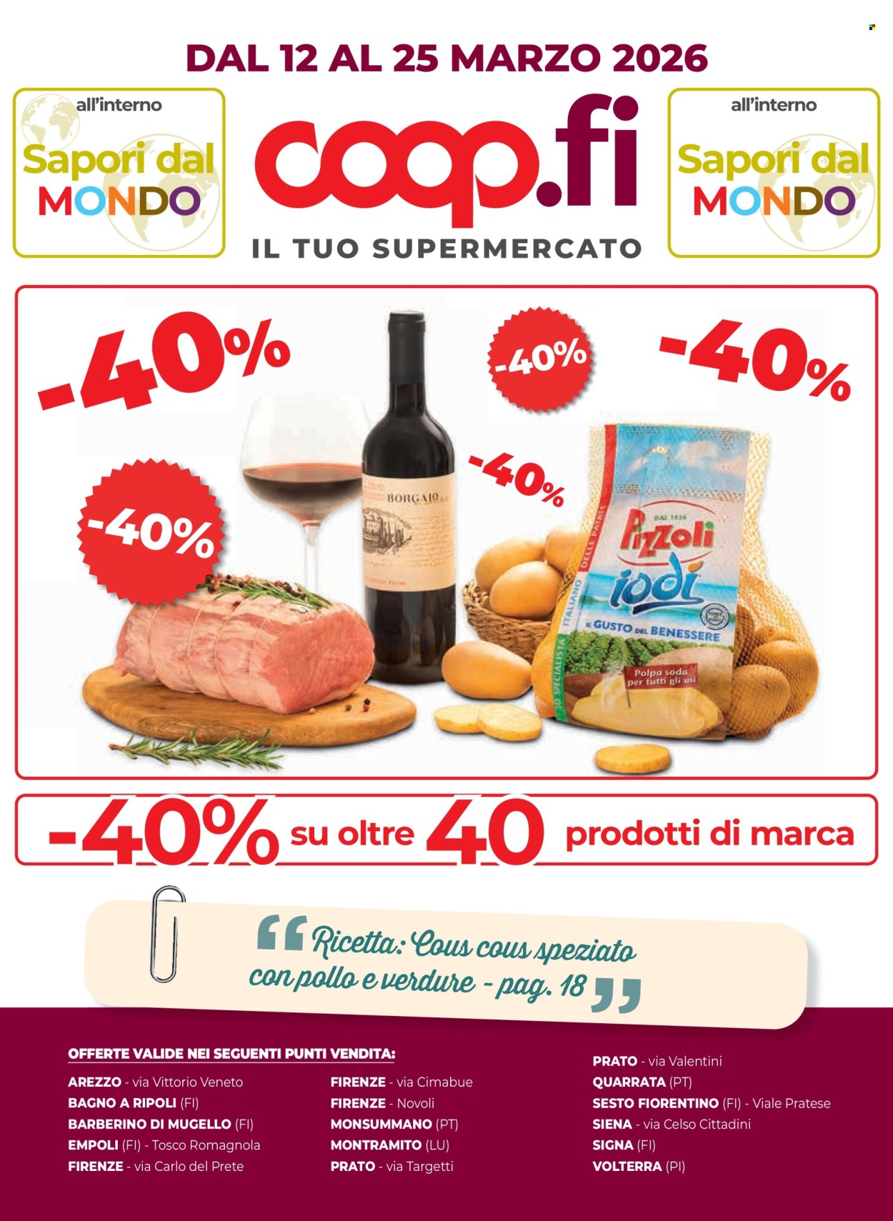 Volantino Coop - 12/3/2026 - 25/3/2026. Pagina 1