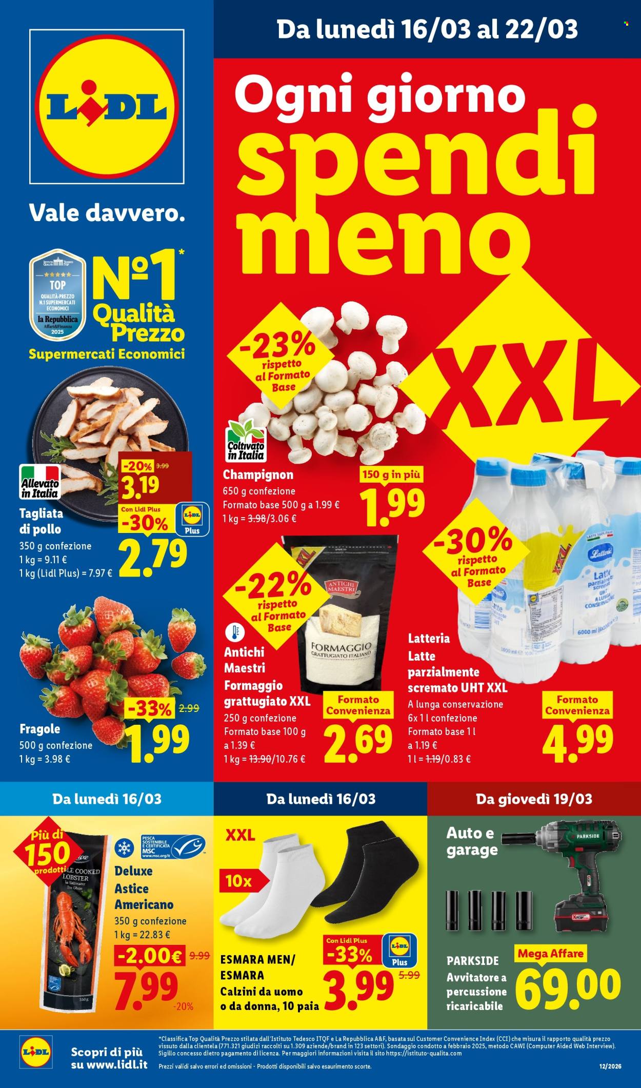 Volantino Lidl - 16/3/2026 - 22/3/2026. Pagina 1
