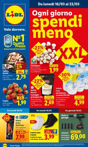 Volantino Lidl - 16/3/2026 - 22/3/2026.