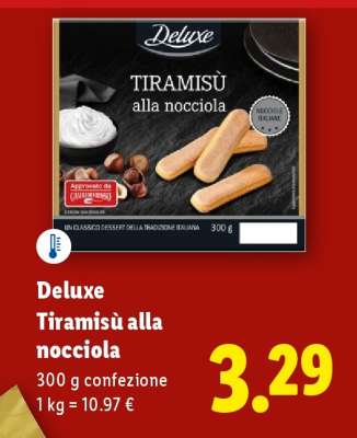 Deluxe Tiramisù alla nocciola