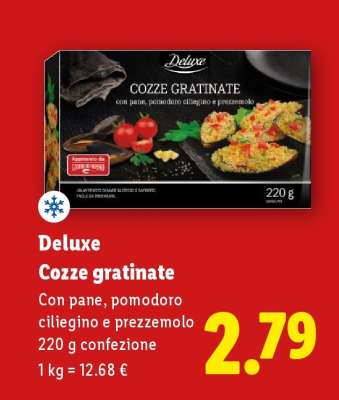 Deluxe Cozze gratinate