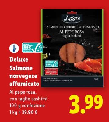 Deluxe Salmone norvegese affumicato