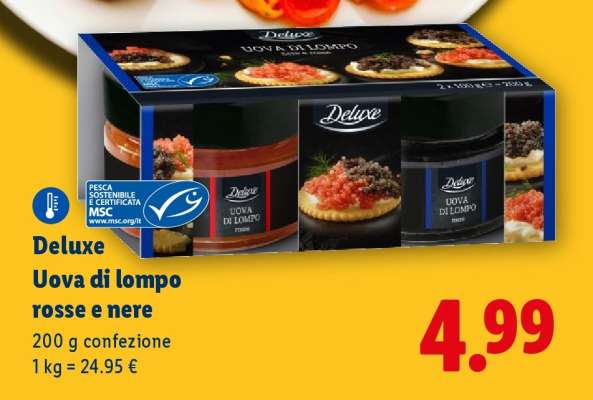 Deluxe Uova di lompo rosse e nere
