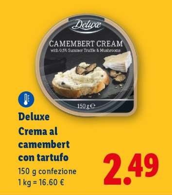 Deluxe Crema al camembert con tartufo