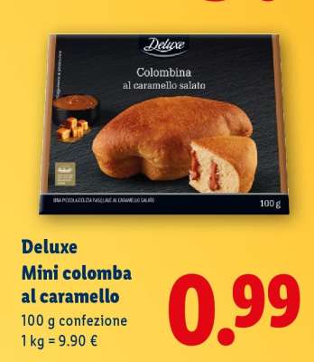 Deluxe Mini colomba al caramello