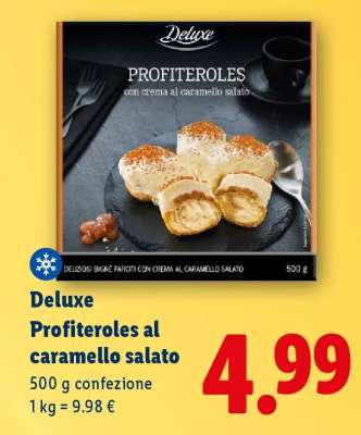 Deluxe Profiteroles al caramello salato