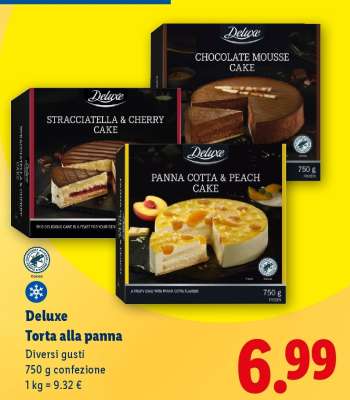 Deluxe Torta alla panna