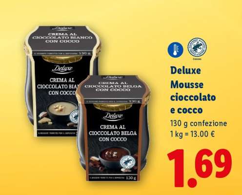 Deluxe Mousse cioccolato e cocco