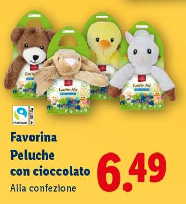 Favorina Peluche con cioccolato
