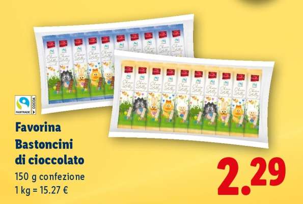 Favorina Bastoncini di cioccolato
