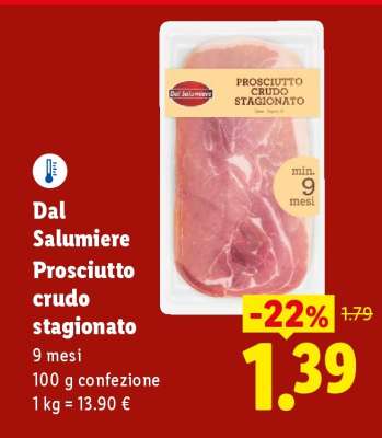 Dal Salumiere Prosciutto crudo stagionato