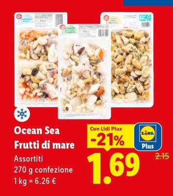 Ocean Sea Frutti di mare