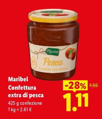 Maribel Confettura extra di pesca