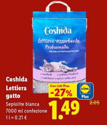 Coshida Lettiera gatto