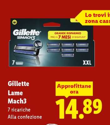 GILLETTE  LAME MACH3