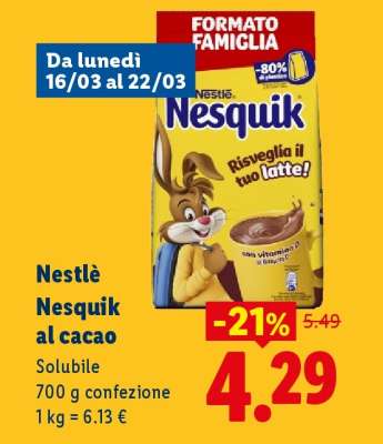 Nestlè Nesquik al cacao