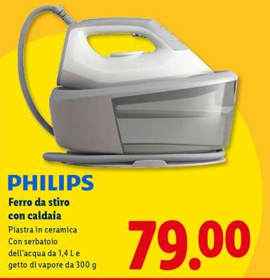 PHILIPS Ferro da stiro con caldaia