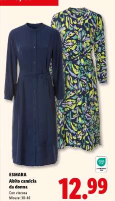 ESMARA Abito camicia da donna