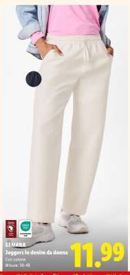 ESMARA Joggers in denim da donna