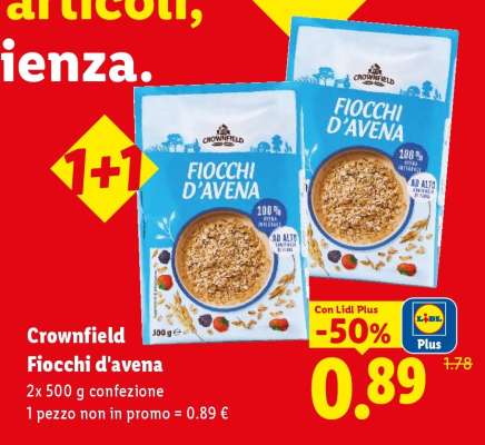 Crownfield Fiocchi d'avena
