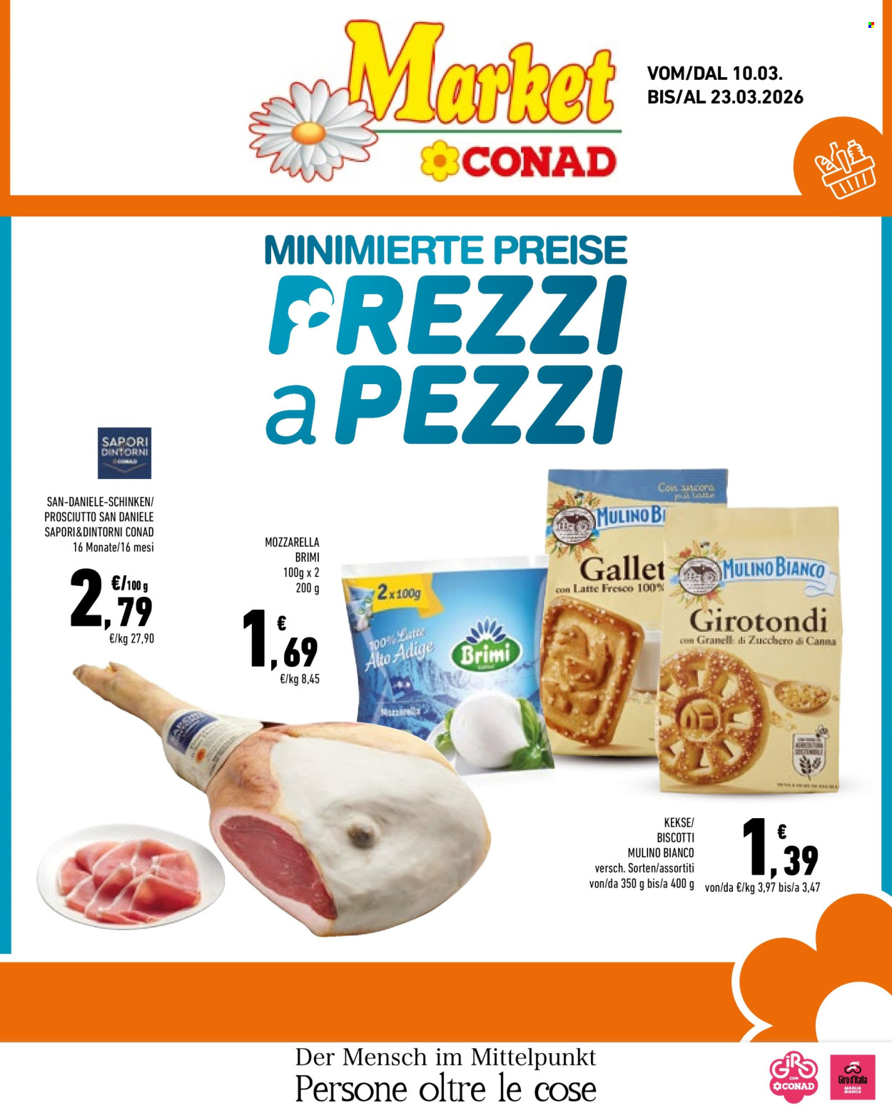 Volantino Market Conad - 10/3/2026 - 23/3/2026. Pagina 1