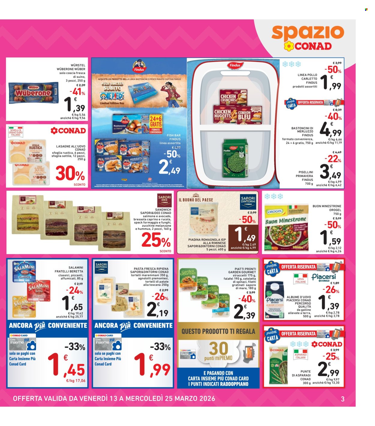 Volantino Spazio Conad - 13/3/2026 - 25/3/2026. Pagina 3