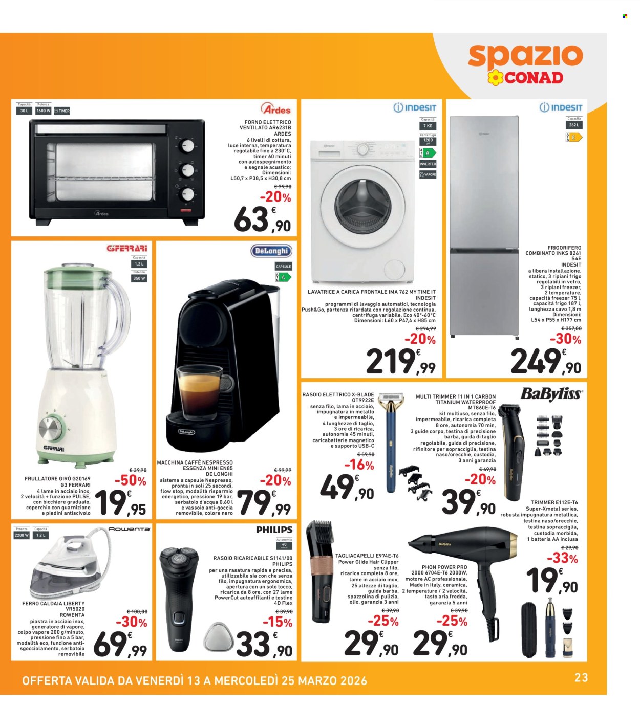 Volantino Spazio Conad - 13/3/2026 - 25/3/2026. Pagina 23