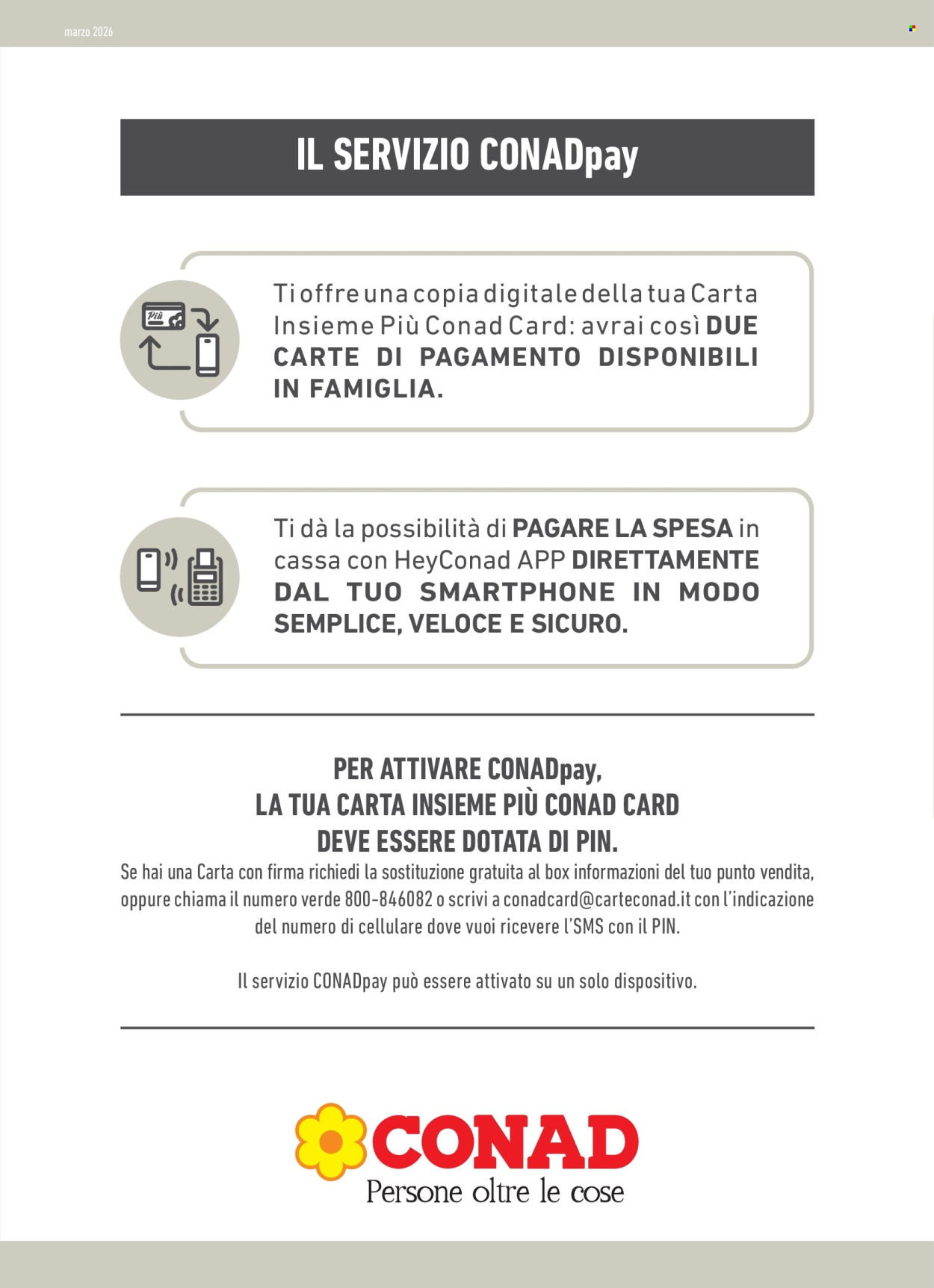 Leták Conad - 11.3.2026 - 31.12.2026. Strana 2