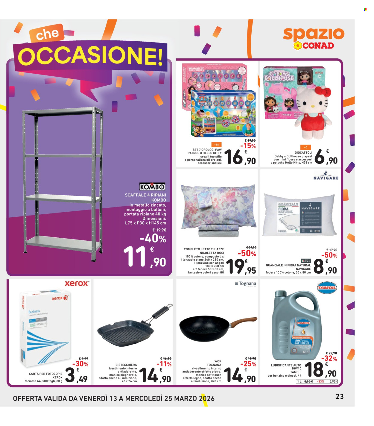 Volantino Spazio Conad - 13/3/2026 - 25/3/2026. Pagina 23