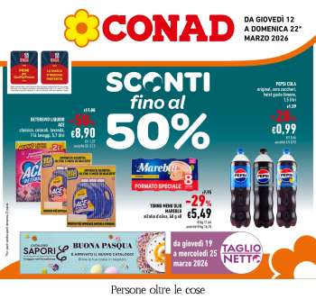 Volantino Conad - 12/3/2026 - 22/3/2026.