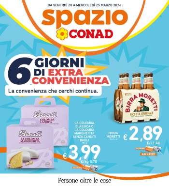 Volantino Spazio Conad - 20/3/2026 - 25/3/2026.