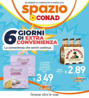 Volantino Spazio Conad - 20/3/2026 - 25/3/2026.