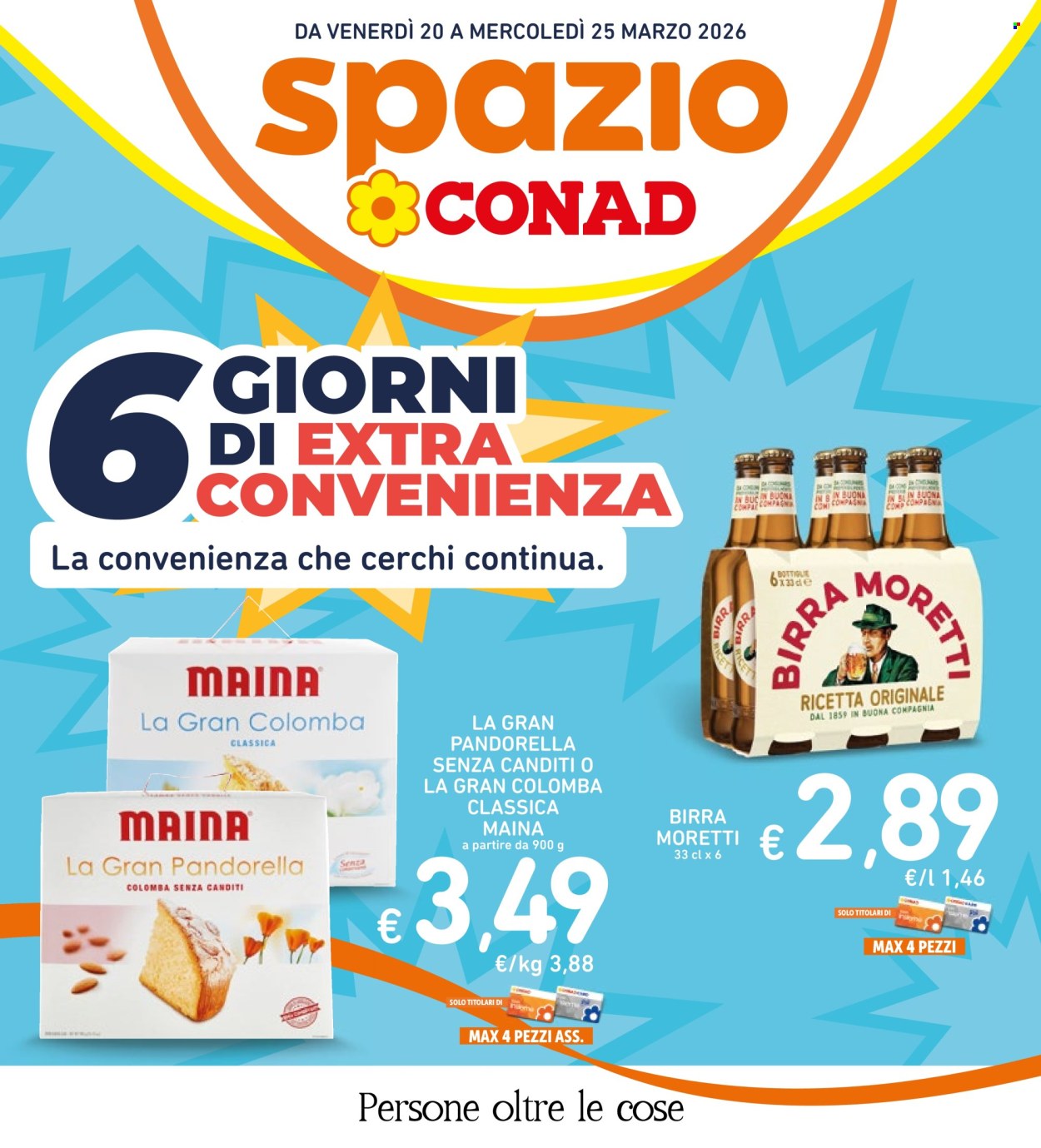 Volantino Spazio Conad - 20/3/2026 - 25/3/2026. Pagina 1