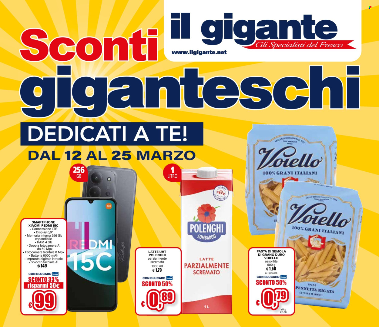Volantino Il Gigante - 12/3/2026 - 25/3/2026. Pagina 1