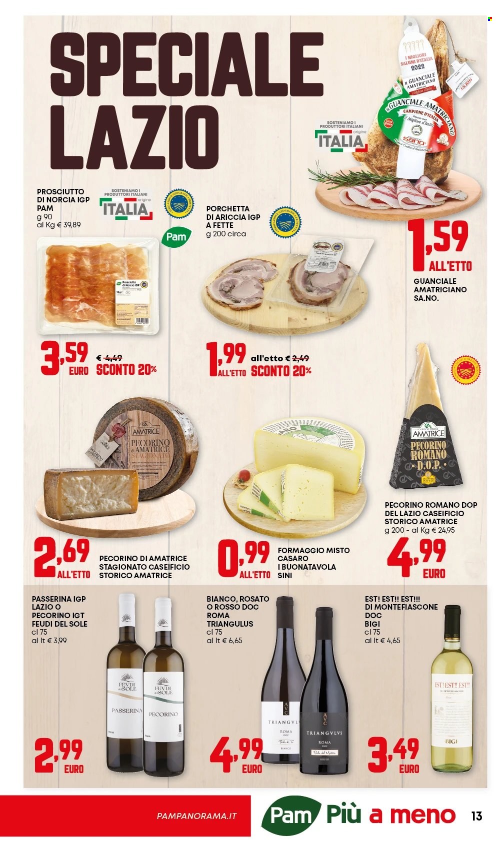 Volantino Pam Panorama - 12/3/2026 - 25/3/2026. Pagina 13