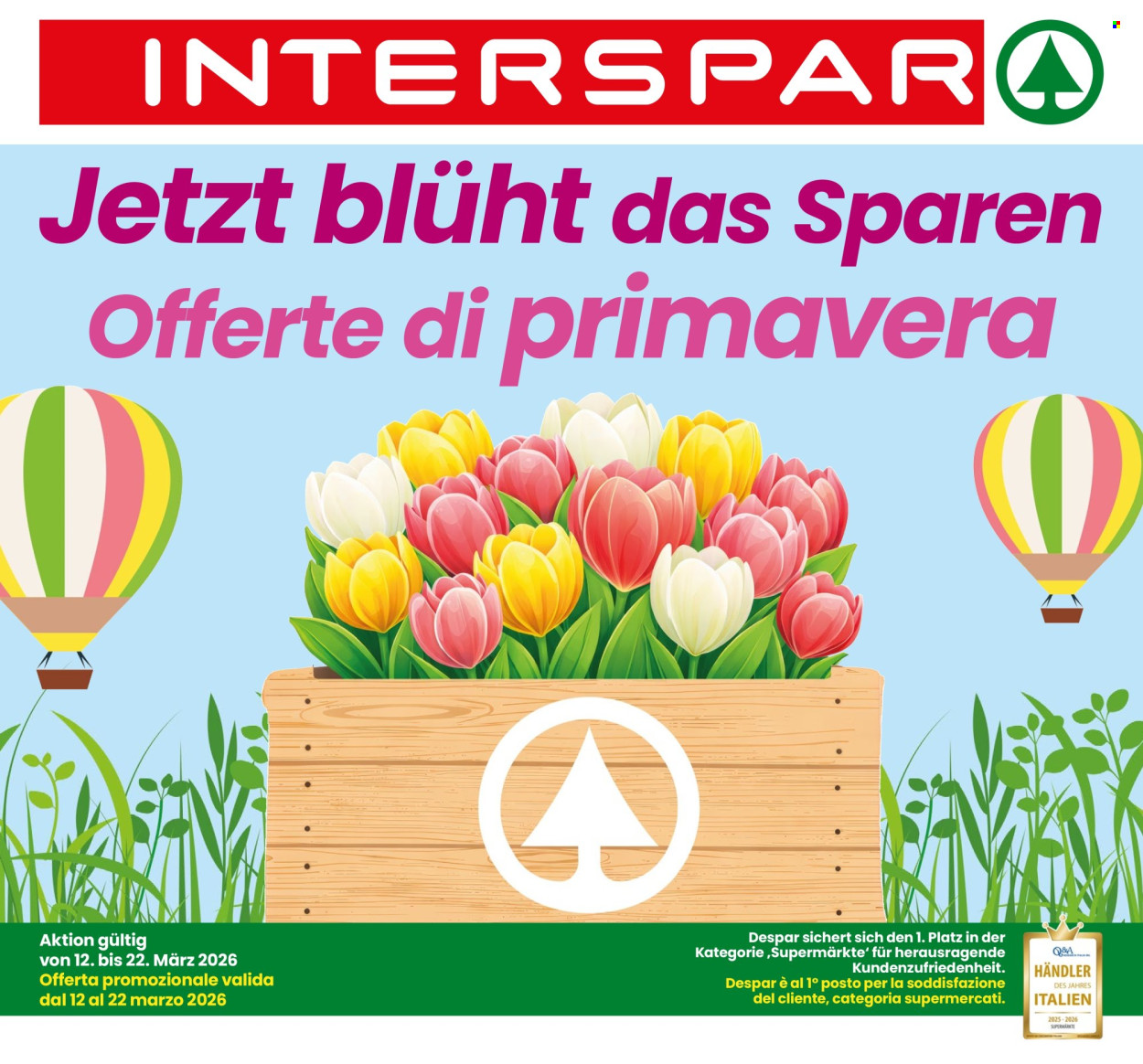 Volantino Interspar - 12/3/2026 - 22/3/2026. Pagina 1