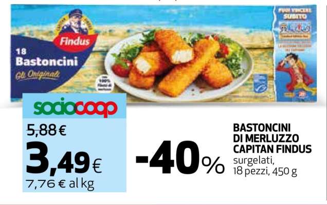 Bastoncini di Merluzzo Capitan Findus