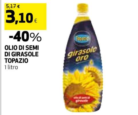 Olio di Semi di Girasole Topazio