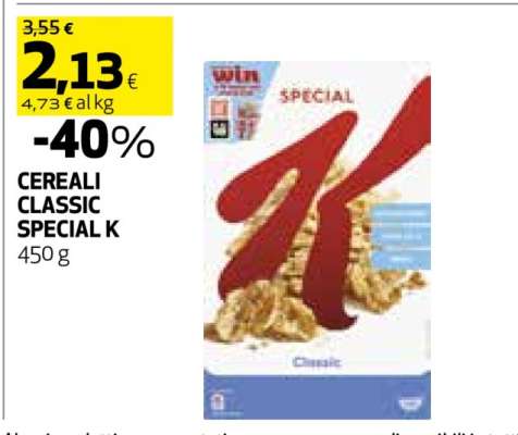 CEREALI CLASSIC SPECIAL K