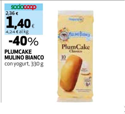 Plumcake Mulino Bianco
