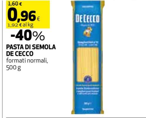 Pasta di Semola De Cecco
